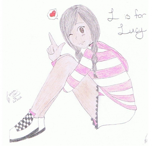 L is for Lucy-Art Trade with DetectiveDiva18