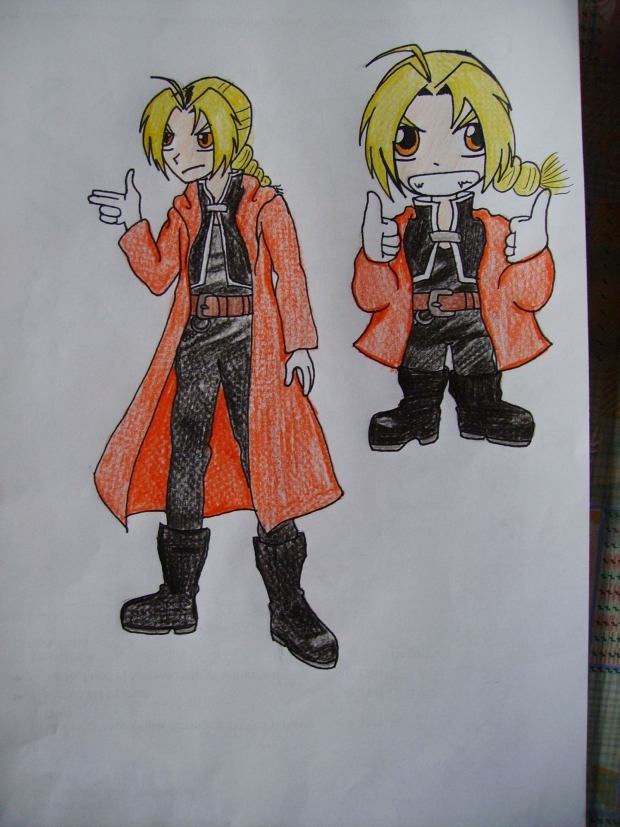 Edward and chibi