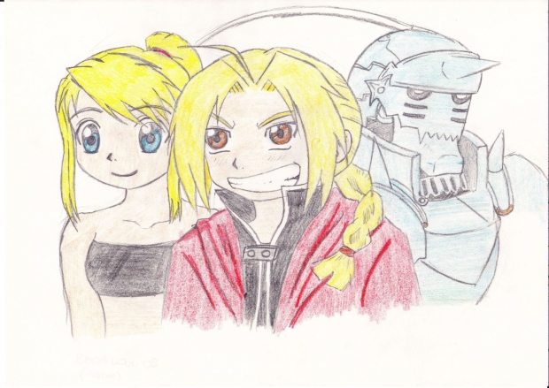 Winry, Ed and Al