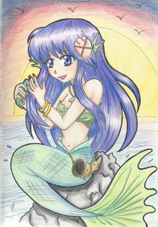 OC Mermaid Sally colored