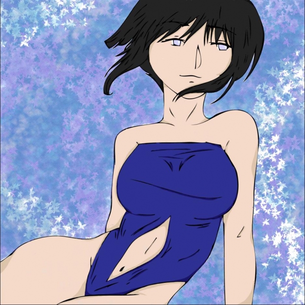 Hinata: Enjoying herself (Colored)