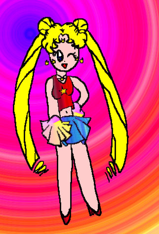 The Moon Cheerleader!