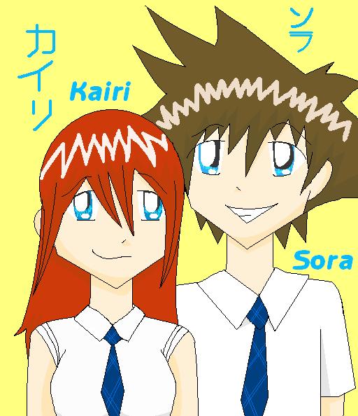 + Sora And Kairi +