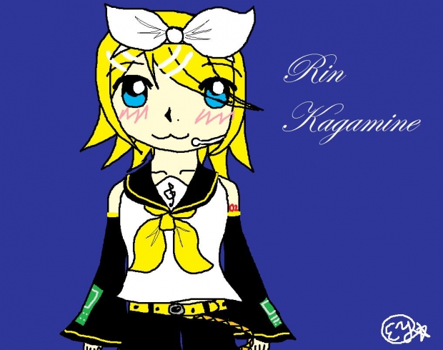Rin Kagamine (on Paint!)