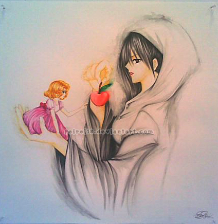 snow white - watercolor