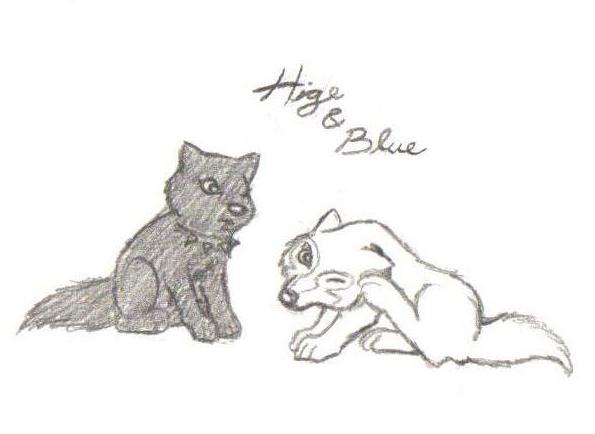 Chibi Hige And Blue!!!!!