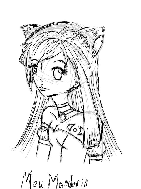 Mew Mandarin Sketch