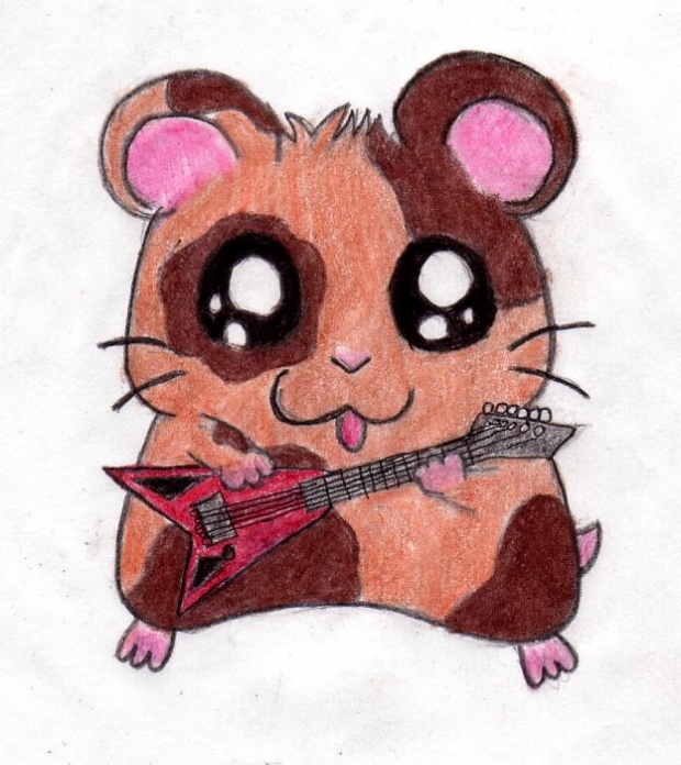 Hamtaro With A Guitar