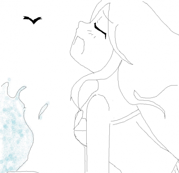 The little mermaid lineart