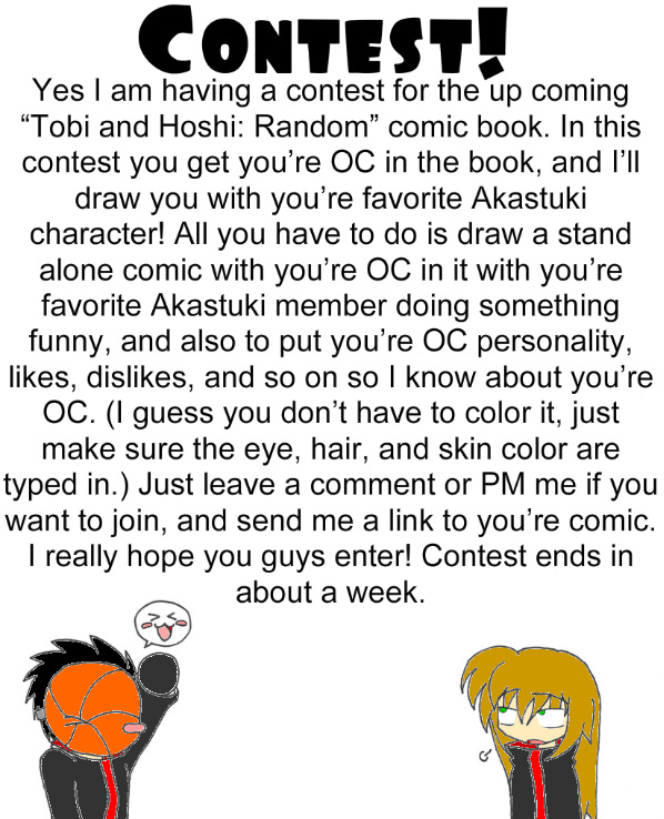 Tobi and Hoshi: Contest!!