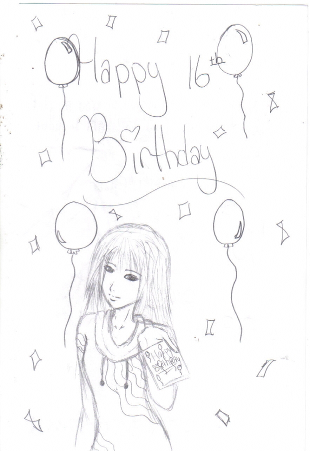 cover of b-day card