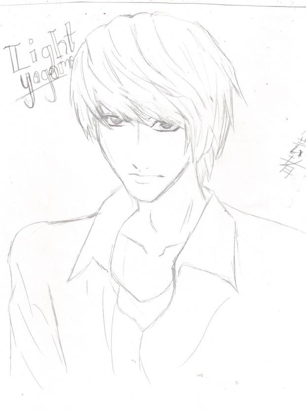 Light Yagami 1st Sketch
