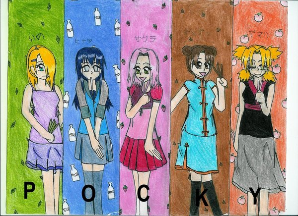 Bookmark Pocky Girls