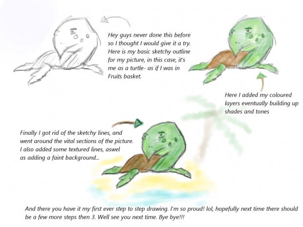 Fruba Turtle step by step