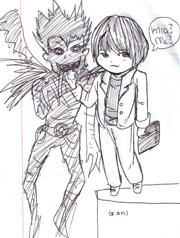 ryuk and light chibi forms