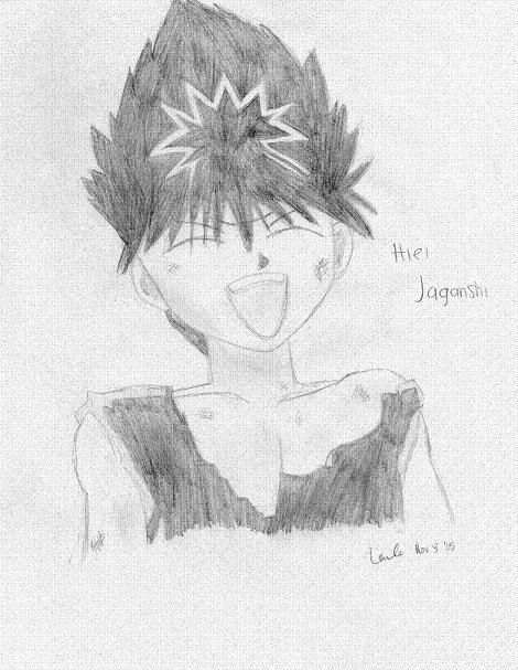 Hiei...laughing?!?!?!?!