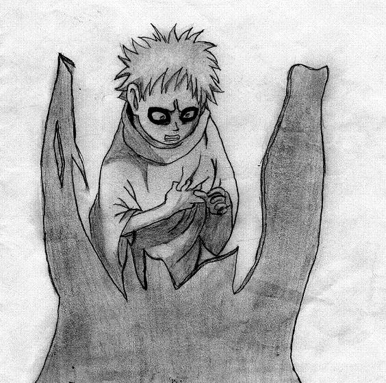 kid gaara...heart pain...