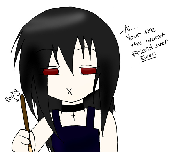 "I'm starving and all you get me is this... stick?"