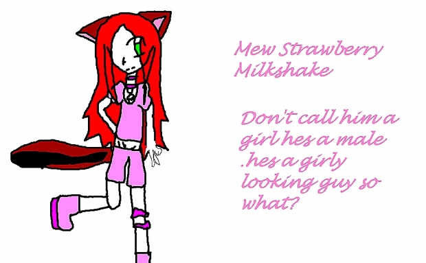 Mew Strawberry Milkshake don't laugh please...