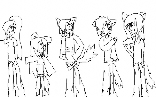 Mew Mew Wolf Pack Request XD