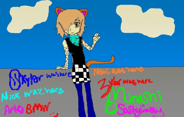 Whats up on the brick road?(The midnight end's character challenge!) :D