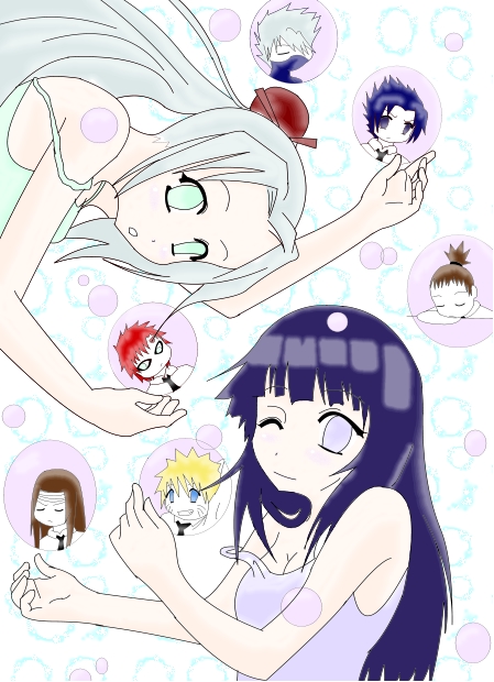 Bubbles: Akira and Hinata