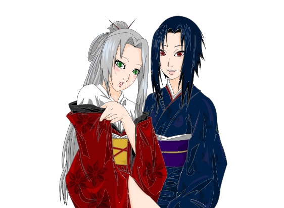 Okihi and Akira: Kimono