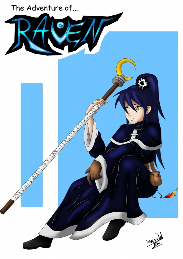 "The Adventure of Raven" Manga cover