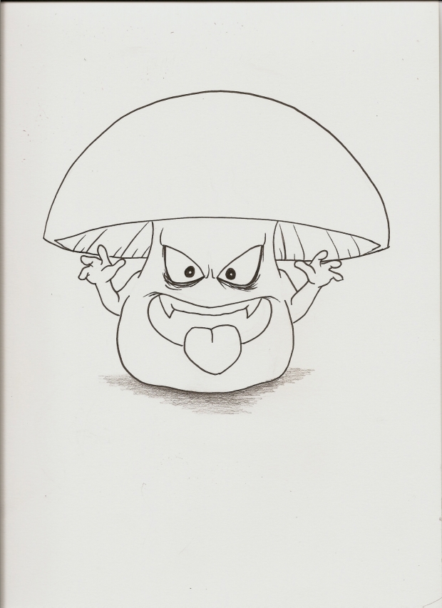 It's a...GIANT MUSHROOM!!!