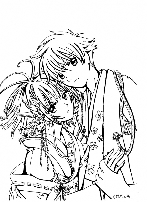 Sakura and Syaoran