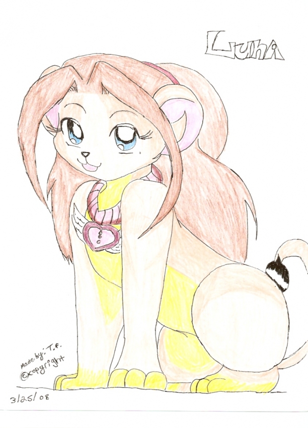 Princess Sasumi as lioness Colored