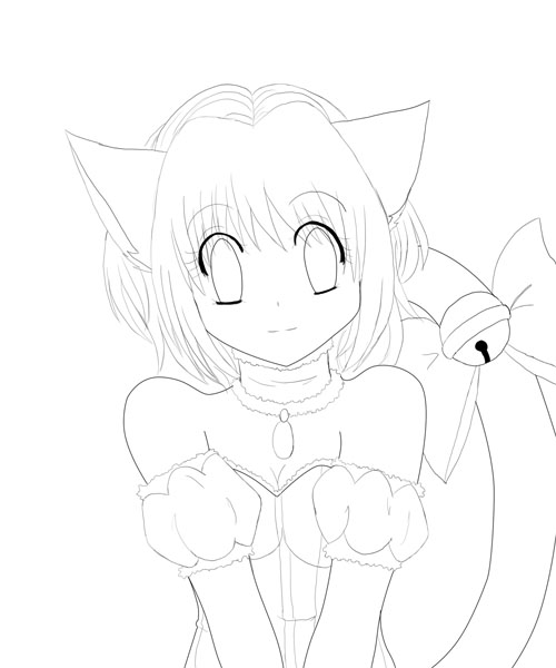Mew Ichigo Lineart