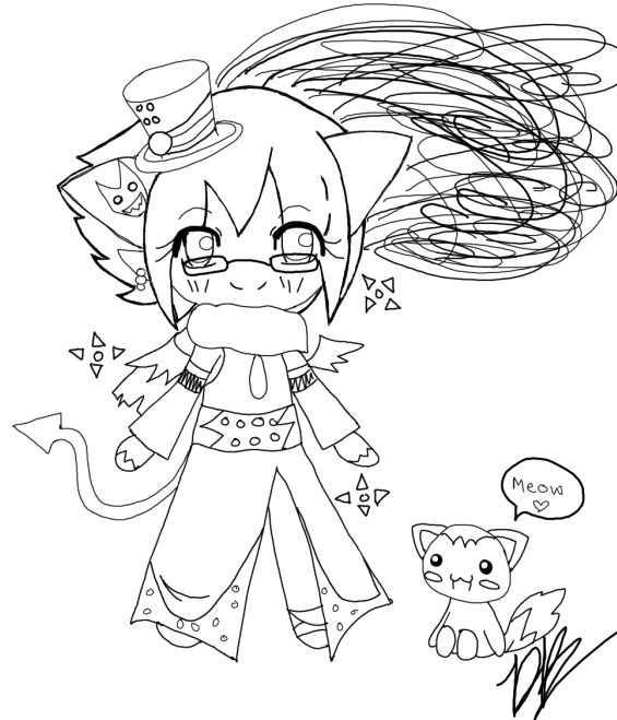 Gaiaonline Commission: Escuro-sama