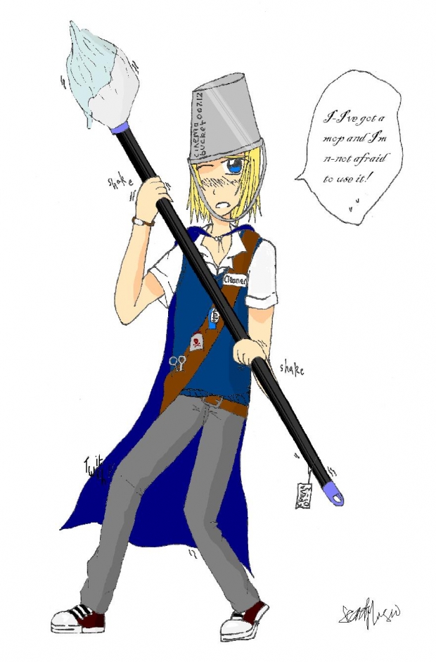 Saving the world.....with a mop?