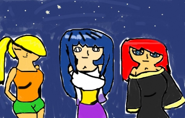 FFX Style Kairi, Hinata, Ino