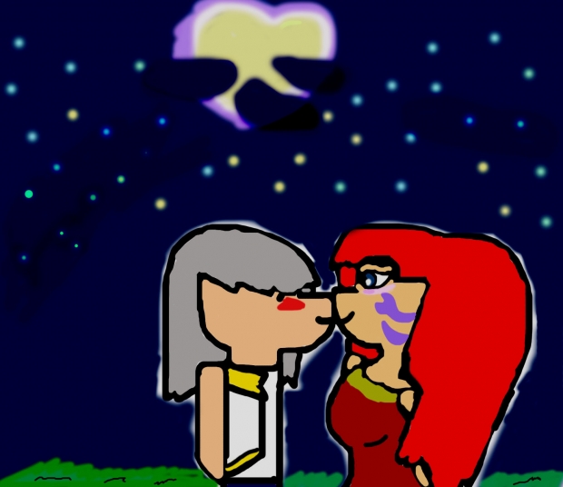 A Kiss Under the Moon and Stars