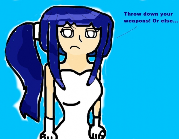 FFX Style Scene-Hinata about to Fall