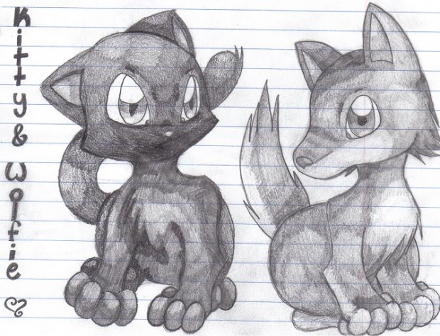 Kitty & Wolfie