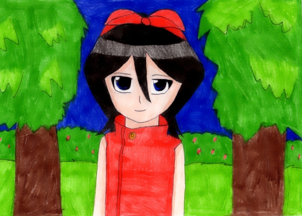 Rukia in little Sakura's clothes