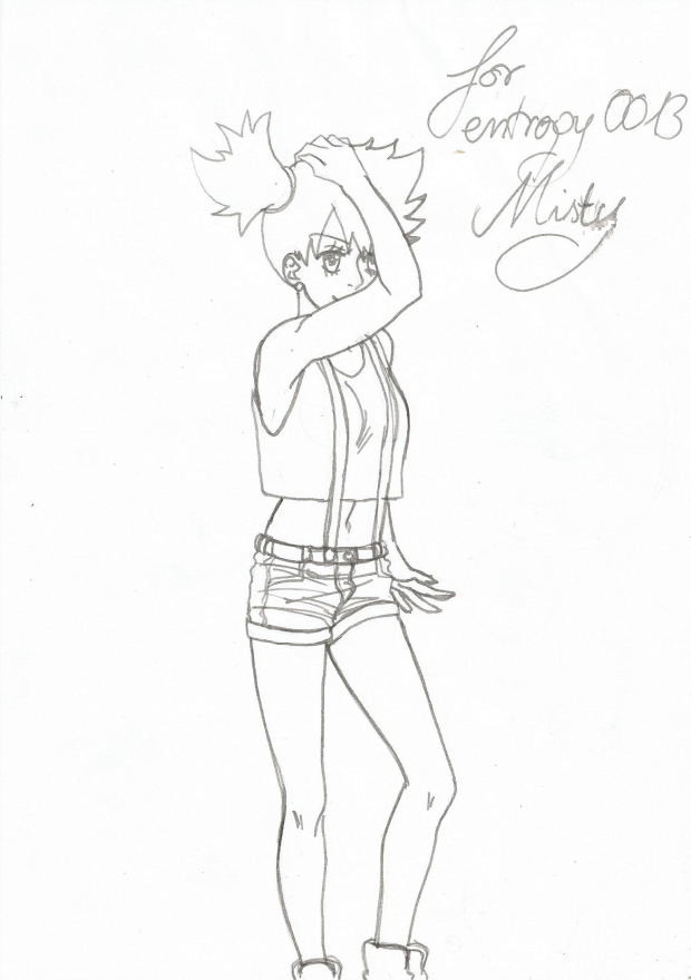 Misty - lineart