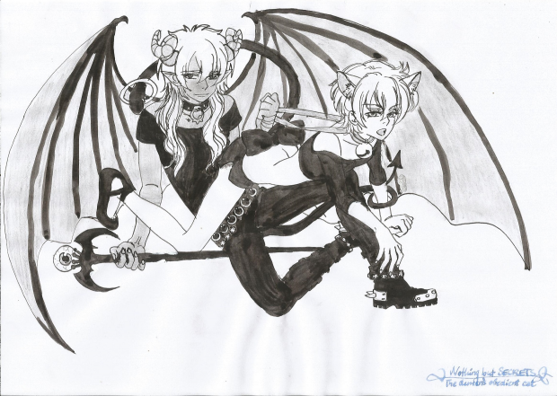 The demons obedient cat