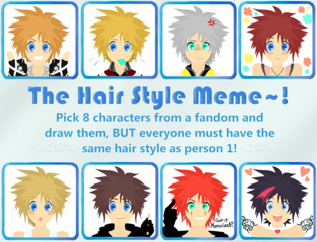 xfishyx 's Hair Style Meme! :D