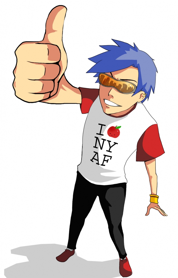 NYAF Mascot - Thumbs Up