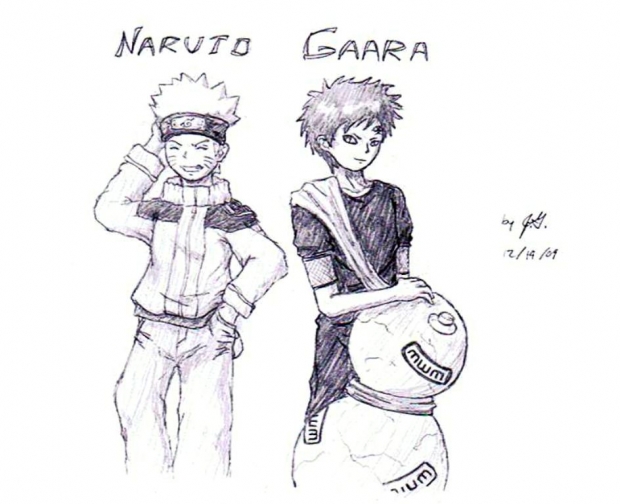 Naruto and Gaara
