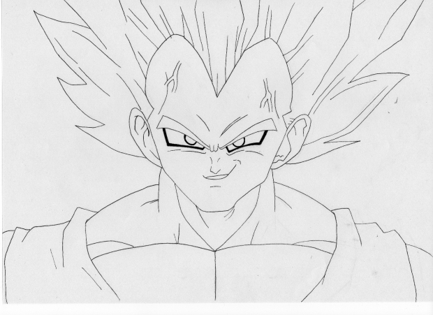 Vegeta Line art