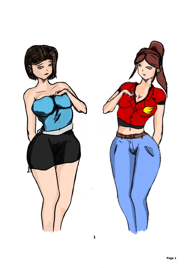 Jill Valentine and Claire Redfield