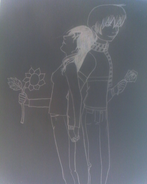 chalk drawing