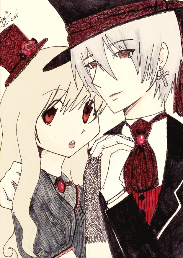 classicla couple colored