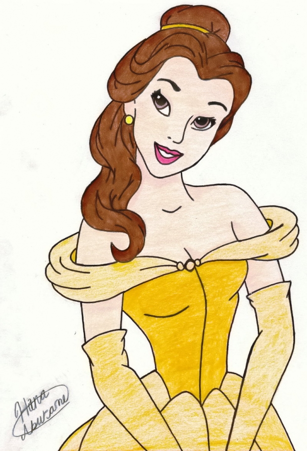 Princess Belle Colored