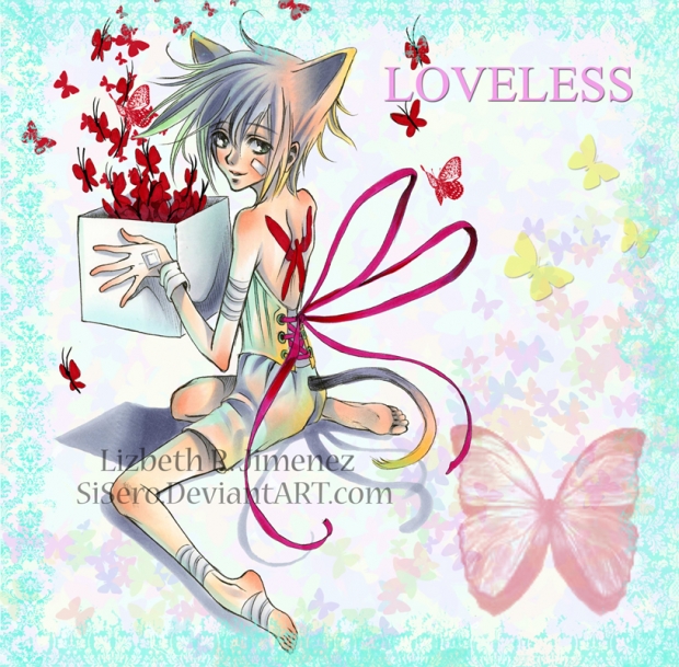 Loveless- Ritsuka with butterflies